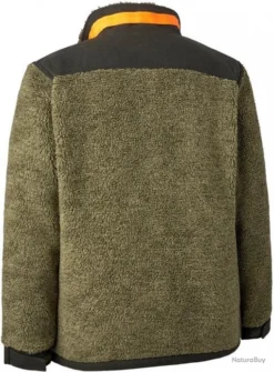 Triumph Boutique -Triumph Boutique 00002 Veste kaki en peluche et laine Germania Deerhunter Kaki S