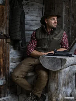 Deerhunter Gilet Chauffant Matelassé Heat Couleur Olive. -Triumph Boutique 00006 Gilet chauffant matelasse Heat Couleur Olive Taille S