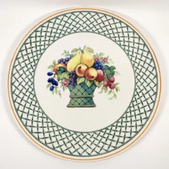 Plat à Gâteau/tarte - Villeroy & Boch Décor "basket"