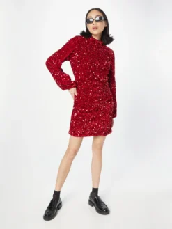 NLY By Nelly Mini-robes Robe Femme Rouge Carmin -Triumph Boutique 01308620faf2ff4ae60f652dcb5c5283 scaled