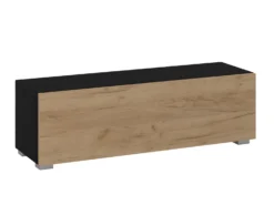 Meuble Tv-hifi KINGSTON 1 Porte Battante 105 Cm Chêne Noir/chêne Doré 12 Meuble Tv-hifi KINGSTON 1 Porte Battante 105 Cm Chêne Noir/chêne Doré -Triumph Boutique 05 KIRA 105 Black Matt Oak Gold 0b14