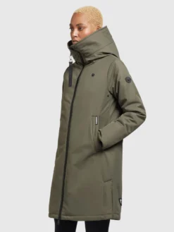 Khujo Manteaux De Mi-saison Manteau Mi-saison LISAD Femme Kaki -Triumph Boutique 080ea4a704deb8d6b7baf157efd116c7 scaled