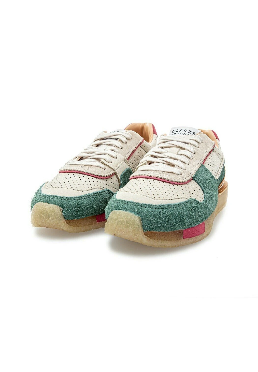 Clarks Originals Torrun - Baskets Basses - Green Combi 2 Clarks Originals Torrun - Baskets Basses - Green Combi – Image 2