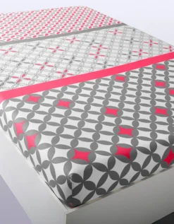 Linge De Lit Marlow En Coton à Motifs Géométriques -Triumph Boutique 100473 C00 zoomx vue4