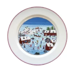 Villeroy And Boch Naif Christmas Dinner Plate, Single
