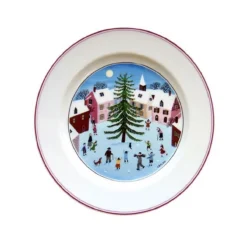 Villeroy And Boch Naif Christmas Salad Plate, Single