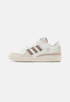Adidas Originals Forum Unisex - Baskets Basses - Core White/Chalky Brown/Taupe