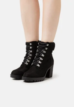 Winter Boot - Bottines À Plateau - Black