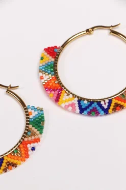 Boucles D'oreilles Colorées EARRINGS AZTECA