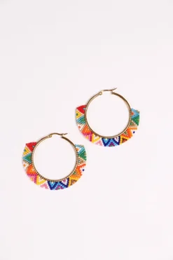 Boucles D'oreilles Colorées EARRINGS AZTECA -Triumph Boutique 23e earrings azteca lpn91 dos