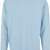 URBAN CLASSICS Heavy Boxy Acid Wash Longsleeve - T-Shirt À Manches Longues - Balticblue
