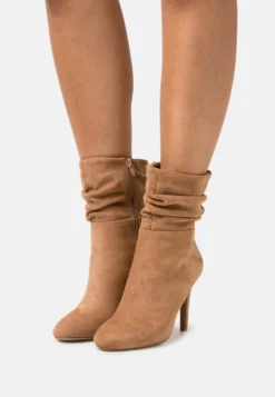 Anna Field Bottines À Talons Hauts - Cognac