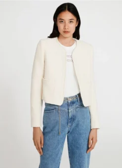 CLAUDIE PIERLOT VONDI - Veste En Coton | Beige -Triumph Boutique 3713226