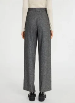 CLAUDIE PIERLOT PEGGY - Pantalon De Tailleur Taille Haute | Gris -Triumph Boutique 3856612
