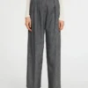 CLAUDIE PIERLOT PEGGY - Pantalon De Tailleur Taille Haute | Gris