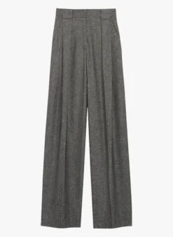 CLAUDIE PIERLOT PEGGY - Pantalon De Tailleur Taille Haute | Gris -Triumph Boutique 3858142