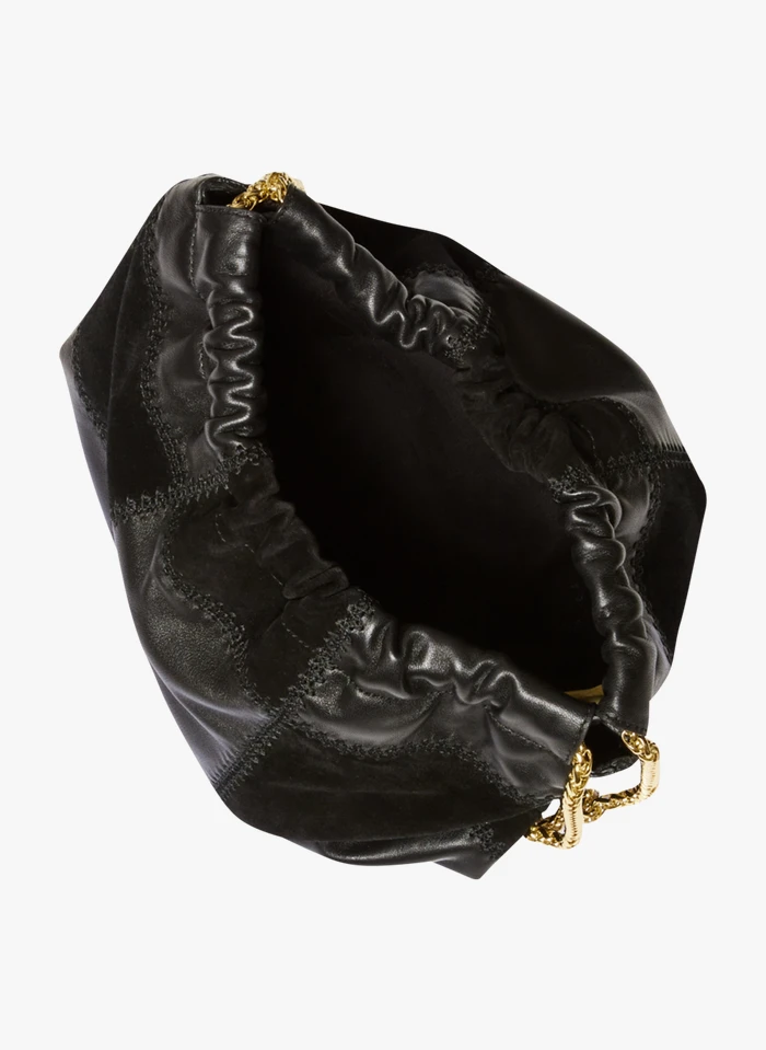 CLAUDIE PIERLOT APOCHON - Sac Porté épaule En Cuir | Noir 3 CLAUDIE PIERLOT APOCHON - Sac Porté épaule En Cuir | Noir – Image 3