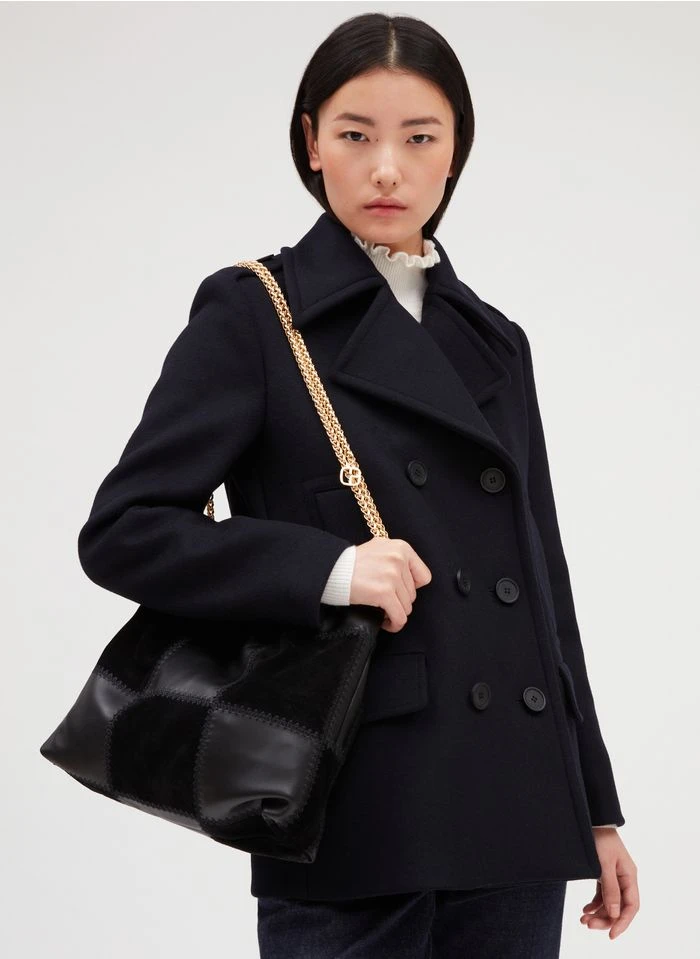 CLAUDIE PIERLOT APOCHON - Sac Porté épaule En Cuir | Noir 2 CLAUDIE PIERLOT APOCHON - Sac Porté épaule En Cuir | Noir – Image 2