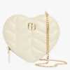 CLAUDIE PIERLOT AMOUR - Sac Forme Coeur En Cuir | Beige