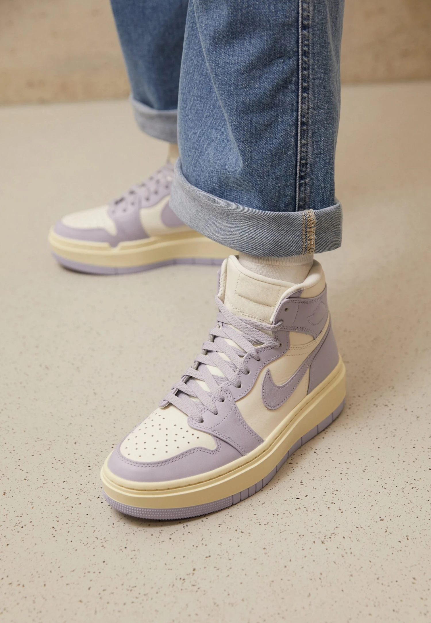 Air Jordan 1 Elevate Mid - Baskets Montantes - Sail/Titanium/Coconut Milk 3 Air Jordan 1 Elevate Mid - Baskets Montantes - Sail/Titanium/Coconut Milk – Image 3