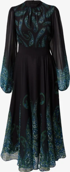 WAREHOUSE Robes Longues Robe Femme Bleu / Bleu Nuit