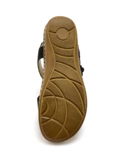 Sandales Scratchées à Fleurs, Cuir Velours -Triumph Boutique 585028 C01 zoomx vue4