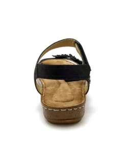 Sandales Scratchées à Fleurs, Cuir Velours -Triumph Boutique 585028 C01 zoomx vue6