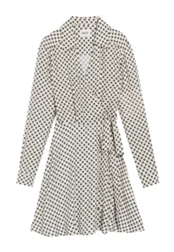 CLAUDIE PIERLOT Rixiemonogramme - Robe Chemise - Print Clair -Triumph Boutique 60087ab270c44a41b867dbffc2490a8a scaled