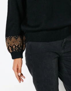 Pull Jacquard Cuivré -Triumph Boutique 617416 C01 zoomx vue5