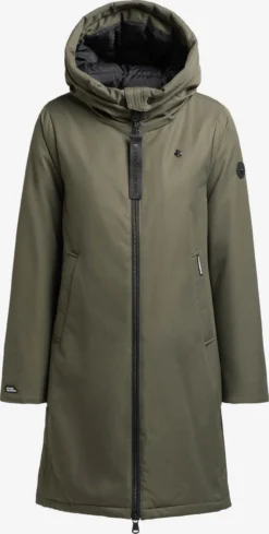 Khujo Manteaux De Mi-saison Manteau Mi-saison LISAD Femme Kaki
