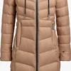 Khujo Manteaux Dhiver Manteau D’hiver Ingram 2 Femme Beige Foncé