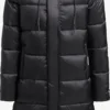 Khujo Manteaux Dhiver Manteau D’hiver Julina Femme Noir
