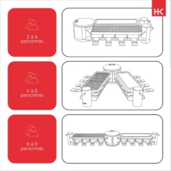 Raclette 4 En 1 RP360 -Triumph Boutique 9711361556510