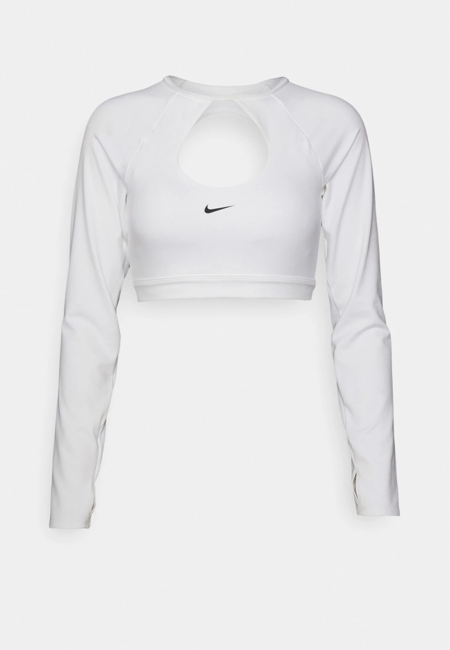 Nike Performance Bra Crop - T-Shirt À Manches Longues - White/Black 5 Nike Performance Bra Crop - T-Shirt À Manches Longues - White/Black – Image 5