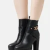 Anna Field Bottines À Plateau - Black