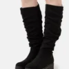 Anna Field Bottes À Plateau - Black