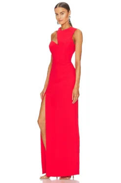 X REVOLVE Gilda Gown Crimson 10 X REVOLVE Gilda Gown Crimson -Triumph Boutique AMAN WD1720 V3