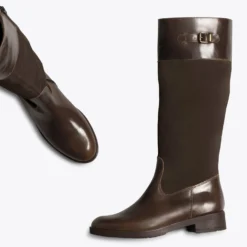 AMAZONE - Bottes Hautes MARRON Style équestre -Triumph Boutique CAFE5