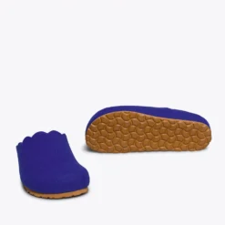 SWEET HOME - Pantoufles BLEU ROI Pour Femme -Triumph Boutique DSC 6116