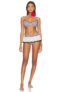 Frankies Bikinis X Guizio Ellison Bottom Rose Gingham -Triumph Boutique FRBI WX1128 V4