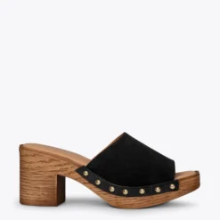 HOLIDAY - Sabot Avec Talon Et Plateforme NOIR