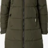 Khujo Manteaux Dhiver Manteau D’hiver Deria Femme Olive
