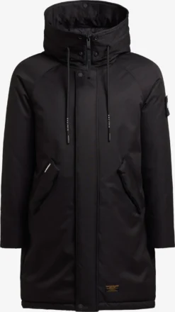 Khujo Manteaux Dhiver Manteau D’hiver Tuck Homme Noir