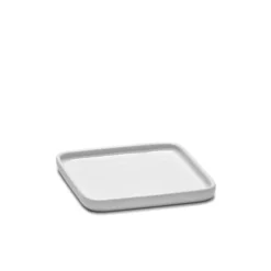 Serax Assiette Carrée En Porcelaine Blanche 12x12cm