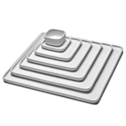 Serax Assiette Carrée En Porcelaine Blanche 12x12cm -Triumph Boutique assiette carree en porcelaine blanche 12x12cm 3