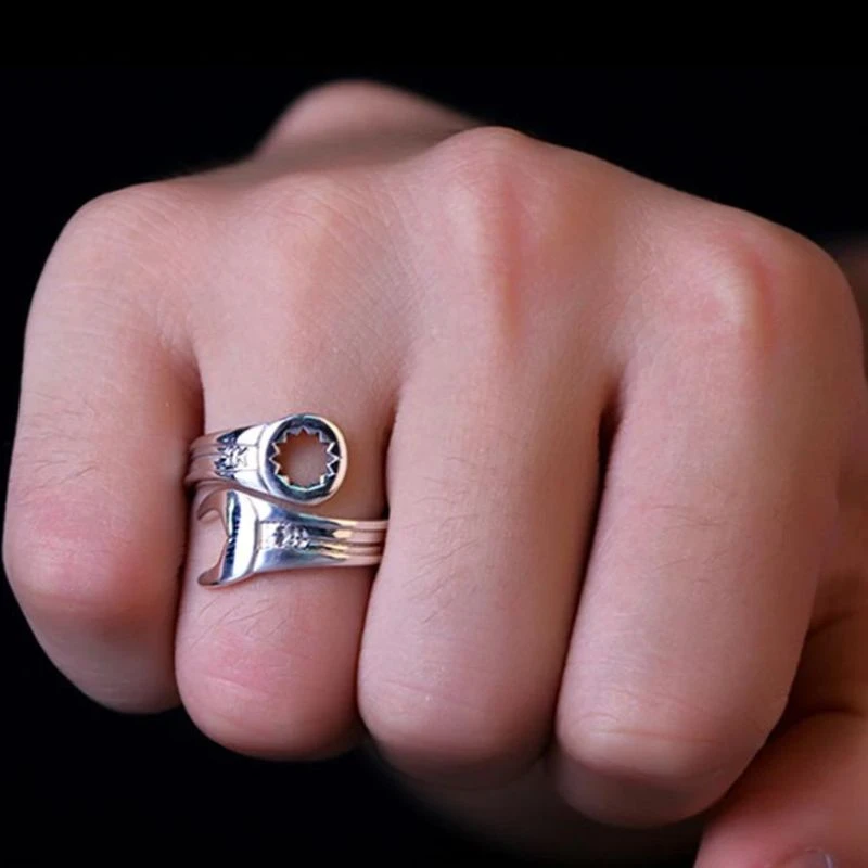 Bague Homme Clé Plate 2 Bague Homme Clé Plate – Image 2