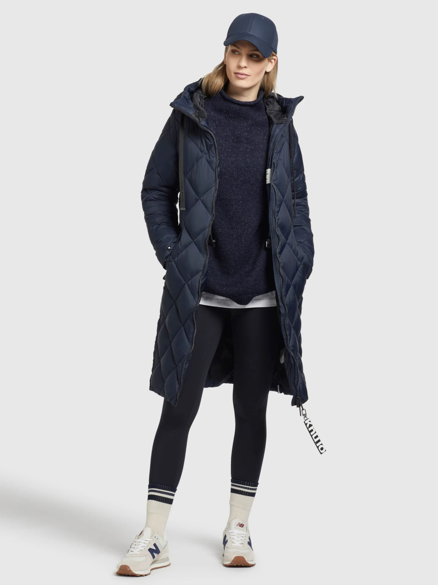 Khujo Manteaux Dhiver Manteau D’hiver LENNJA Femme Marine 6 Khujo Manteaux Dhiver Manteau D’hiver LENNJA Femme Marine – Image 6