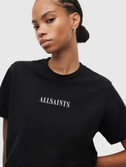 AllSaints T-shirts T-shirt SERENI Femme Noir -Triumph Boutique c1e3e758e202f95e0e1e4f56652f82d8 scaled
