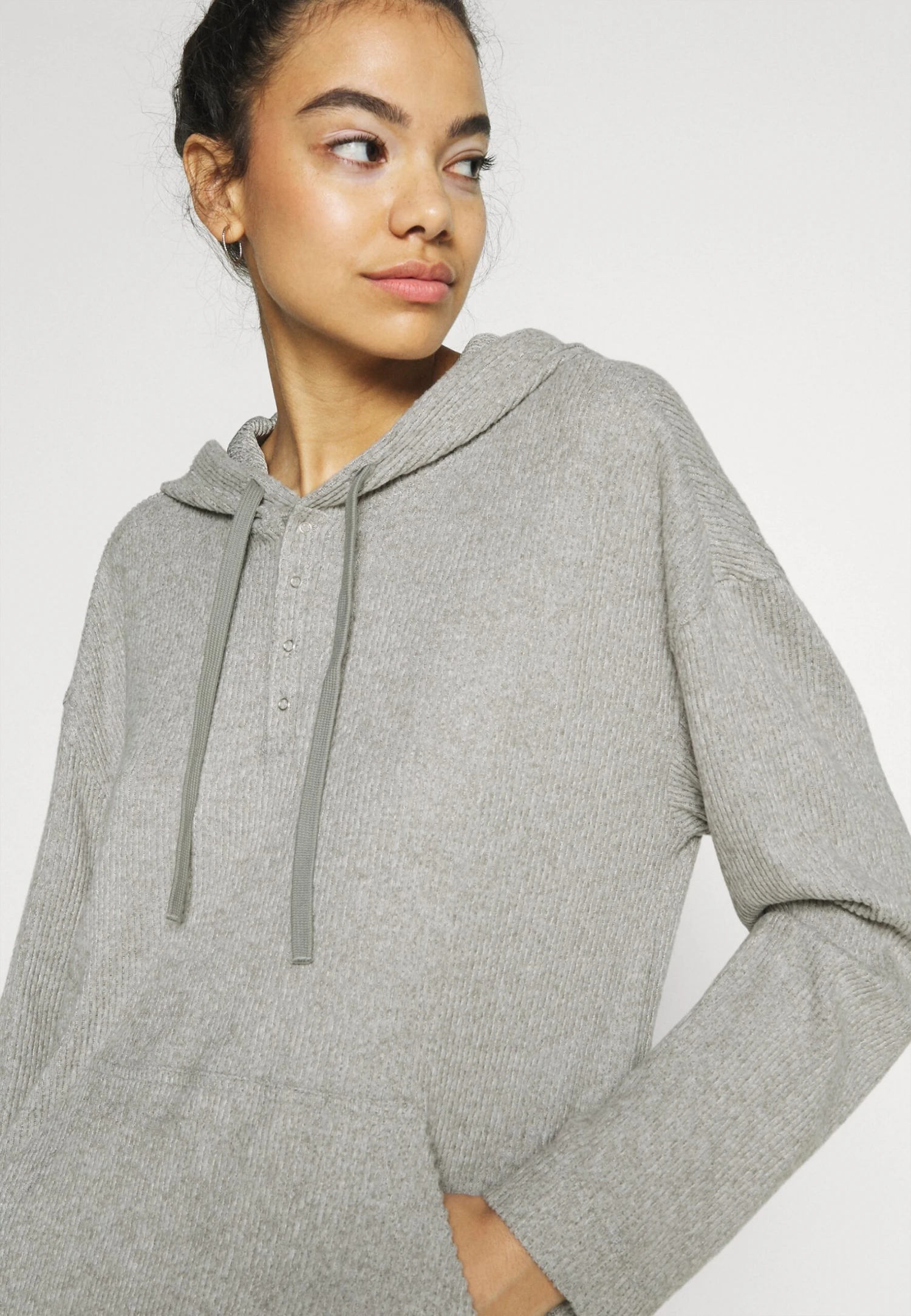 CALVIN KLEIN UNDERWEAR Ease Hoodie - Haut De Pyjama - Grey Heather 4 CALVIN KLEIN UNDERWEAR Ease Hoodie - Haut De Pyjama - Grey Heather – Image 4