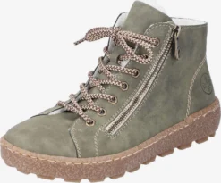 Rieker Bottines Bottines à Lacets Femme Kaki
